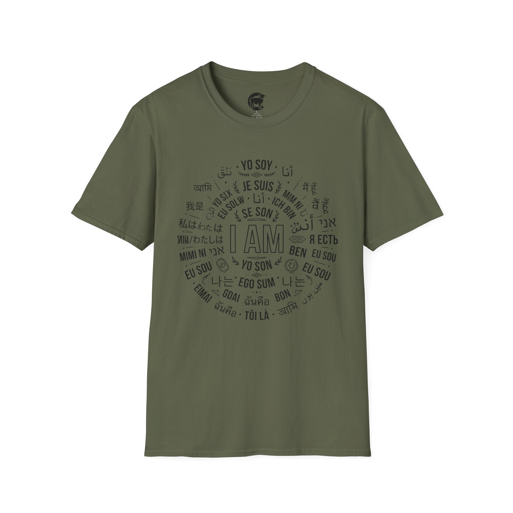 Christian "I AM" In Many Languages Inspirational T-Shirt