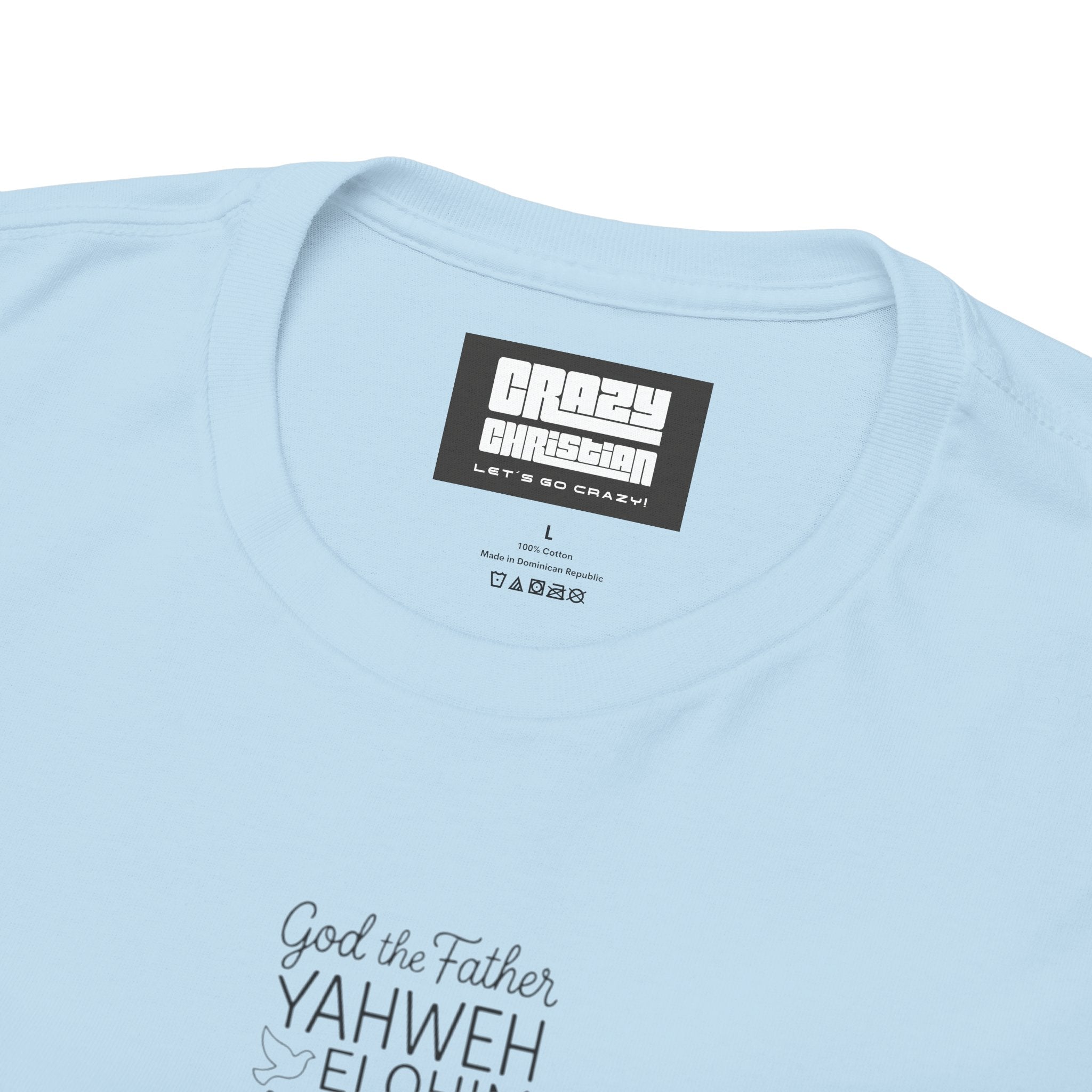 Christian Cross Typography T‑Shirt