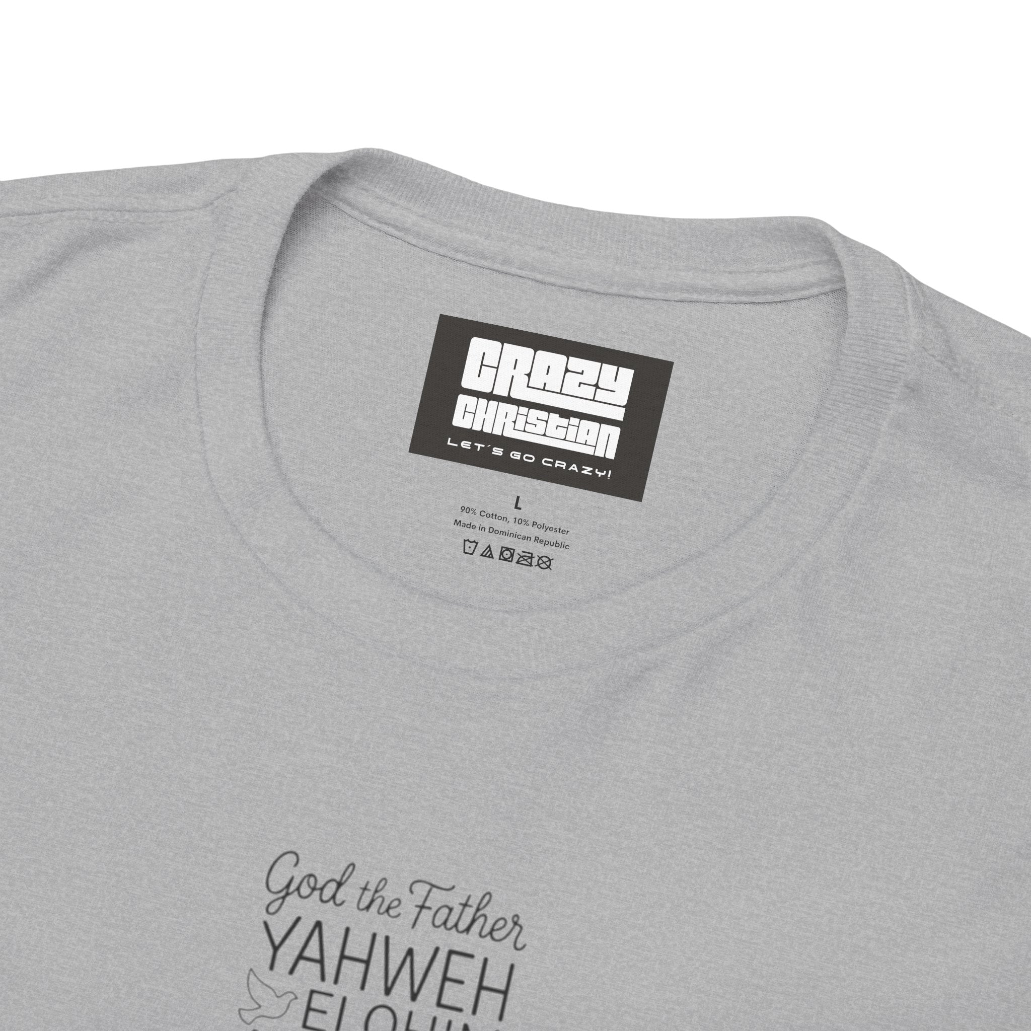 Christian Cross Typography T‑Shirt