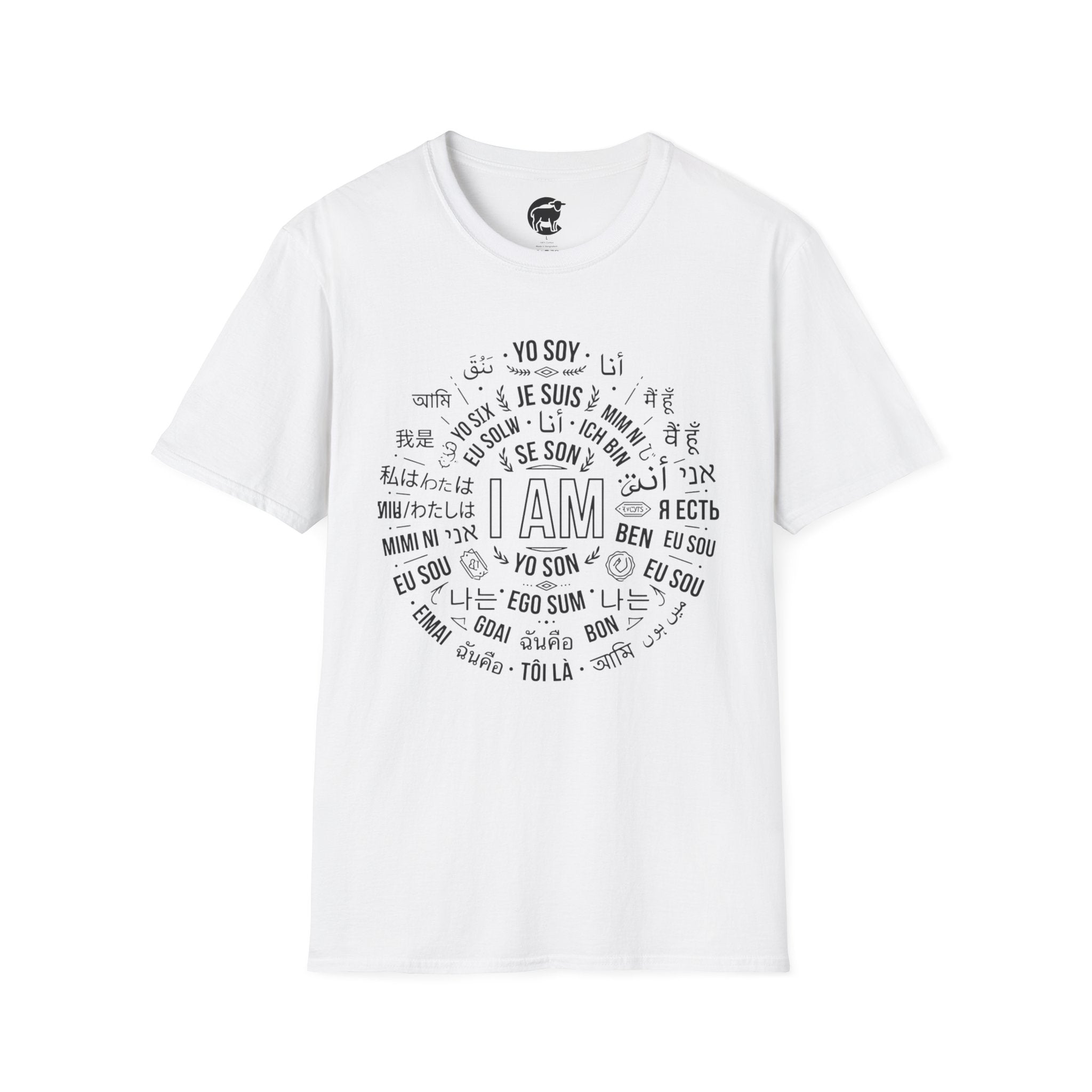 Christian "I AM" In Many Languages Inspirational T-Shirt