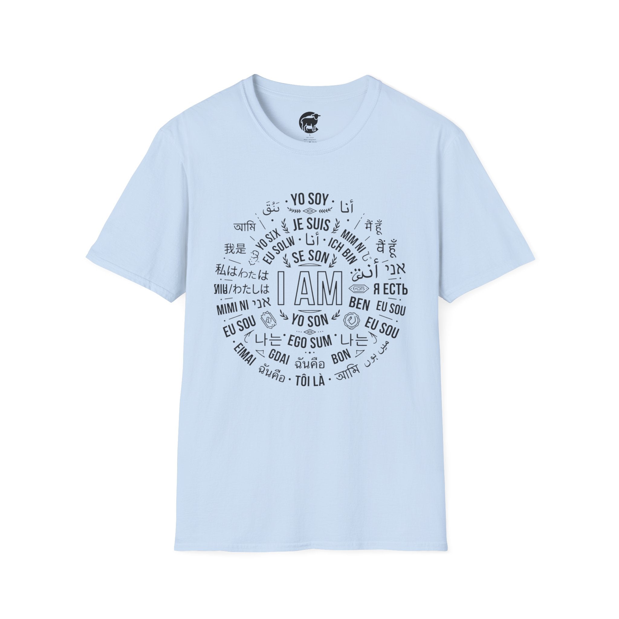 Christian "I AM" In Many Languages Inspirational T-Shirt